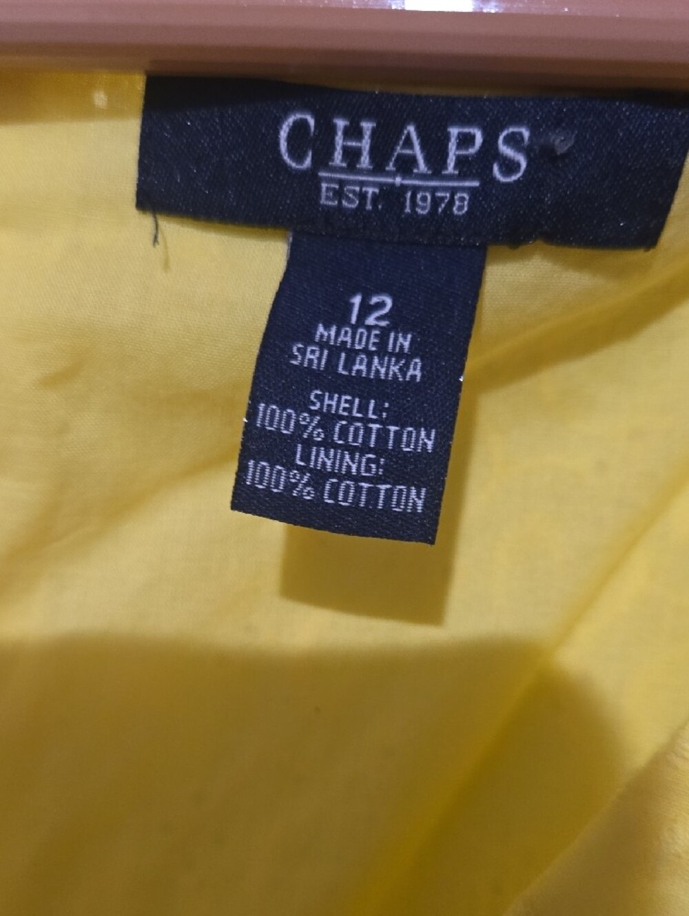 Chaps Eyelet Midi Dress โ Butter Yellow โ Like New - Picture 2 of 10